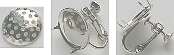 clip-on type earring