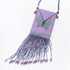 butterfly amulet bag (purple)