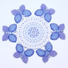 Butterefly Beaded Doily