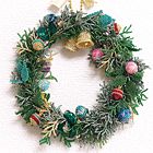 Beaded Green Wreath