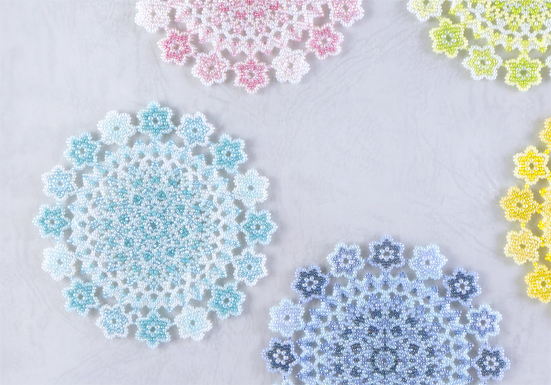 Detail of Tiny Flower Doilies