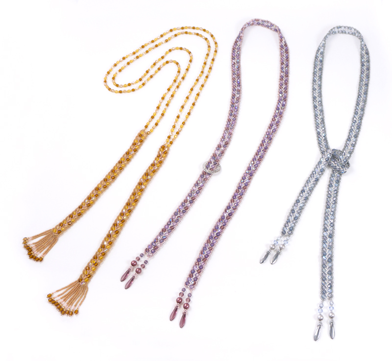 Chevron Lariat Necklaces