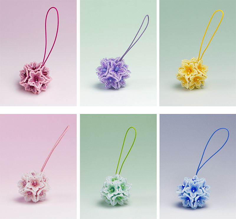 Flower Ball with cord