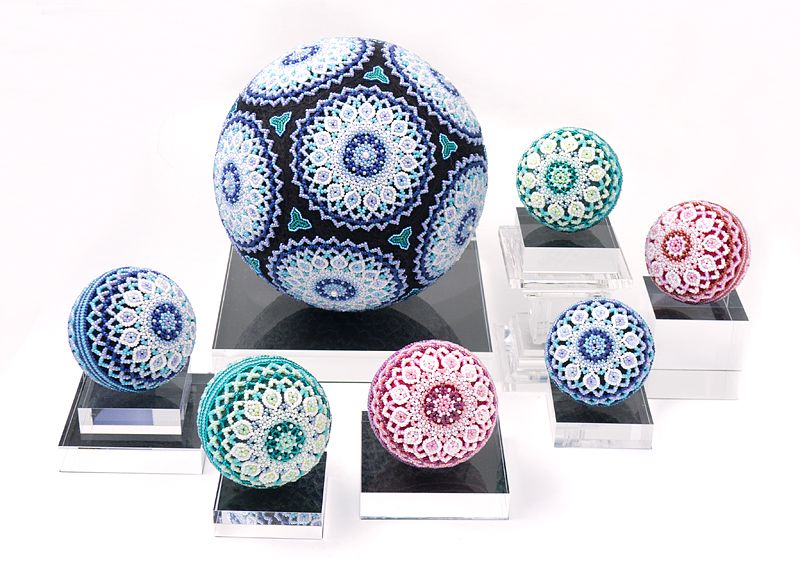 Dewdrop Beaded Temari